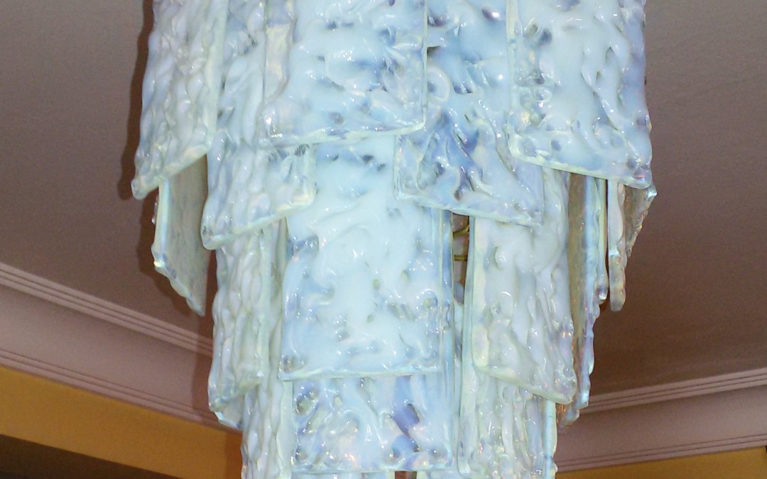 Lampadario,chandelier,design anni 70 Murano
