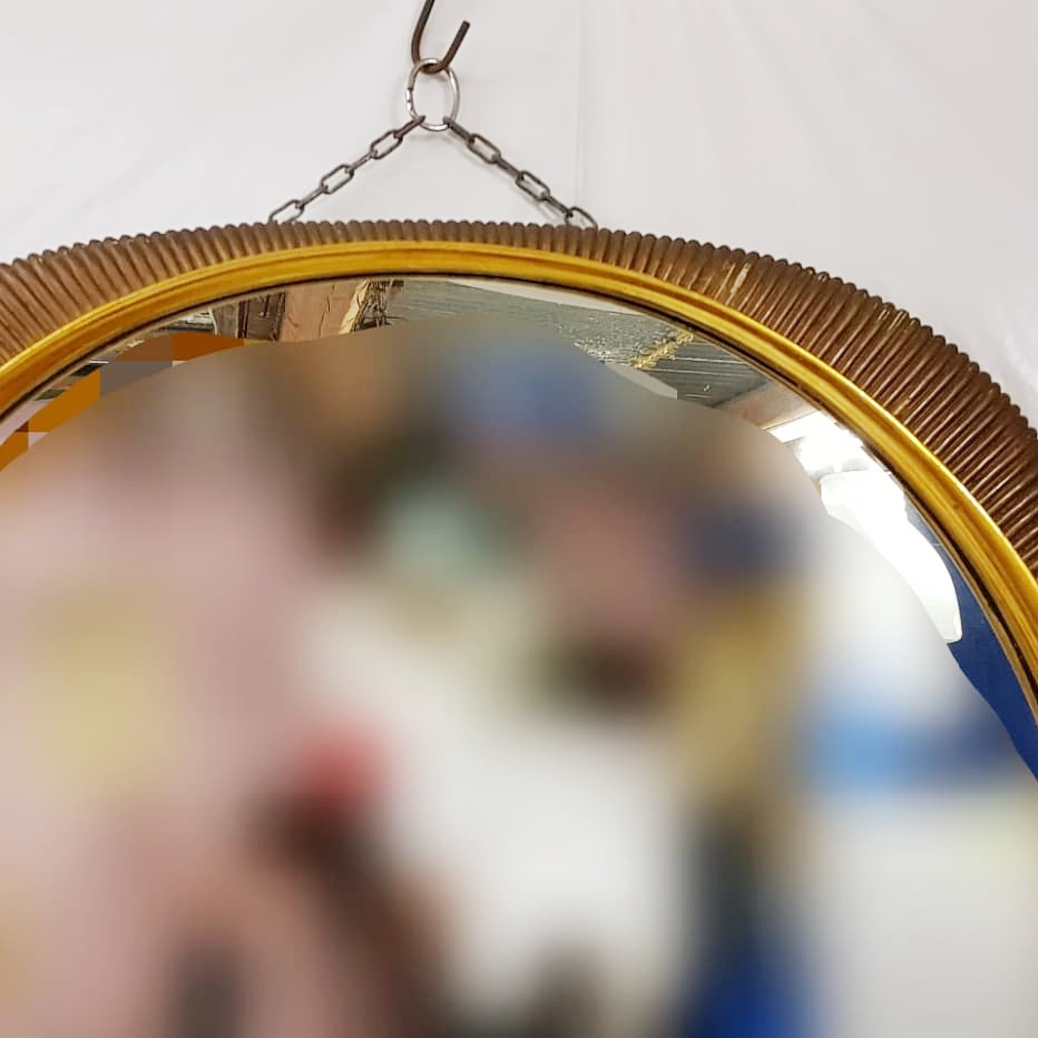 Specchio con cornice Mirror design Osvaldo Borsani Italia, anni '40