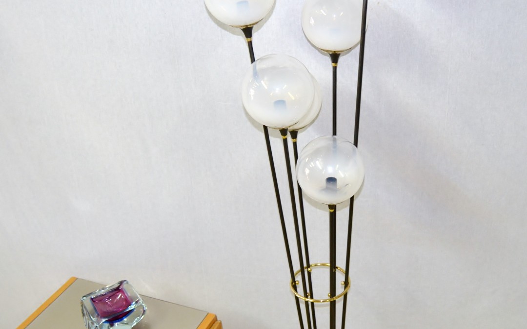 Rare Floor Lamp Lampada da terra Alberello design Stilnovo anni 60