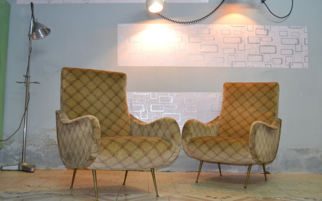 poltrone armchairs design stile Marco Zanuso mid century anni 60